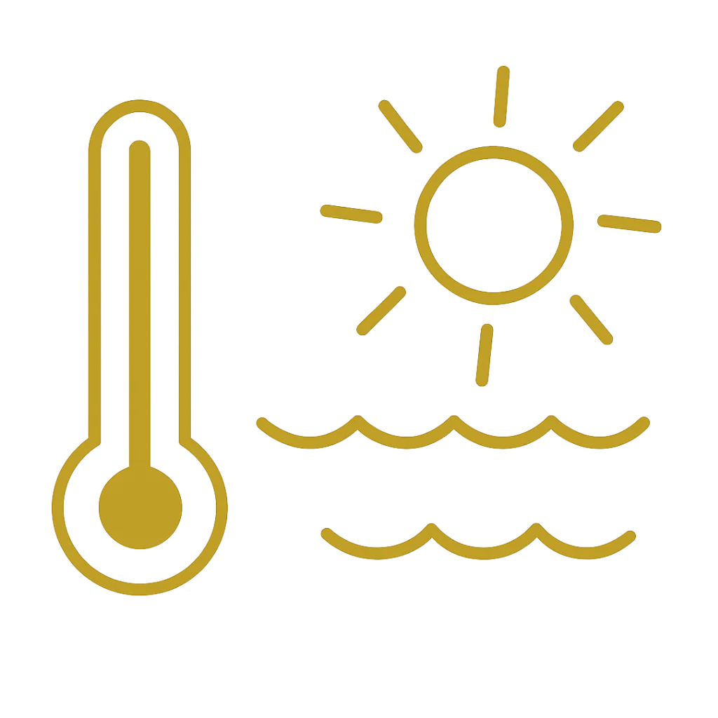 Energy icons temperature